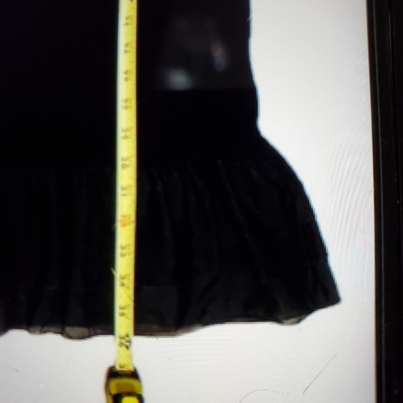 Bebe NWOT Puff Sleeve Ruffle Dress — (tag fell off). Never worn - Picture 7 of 11